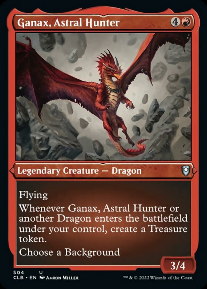 Ganax, Astral Hunter (Foil Etched) [Commander Legends: Battle for Baldur's Gate] | Tables and Towers