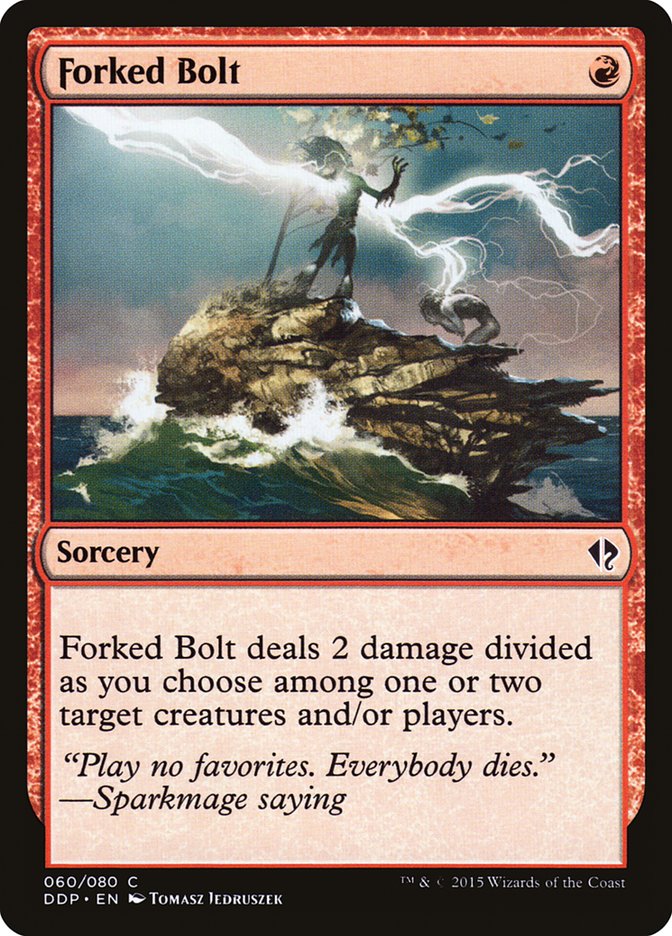 Forked Bolt [Duel Decks: Zendikar vs. Eldrazi] | Tables and Towers