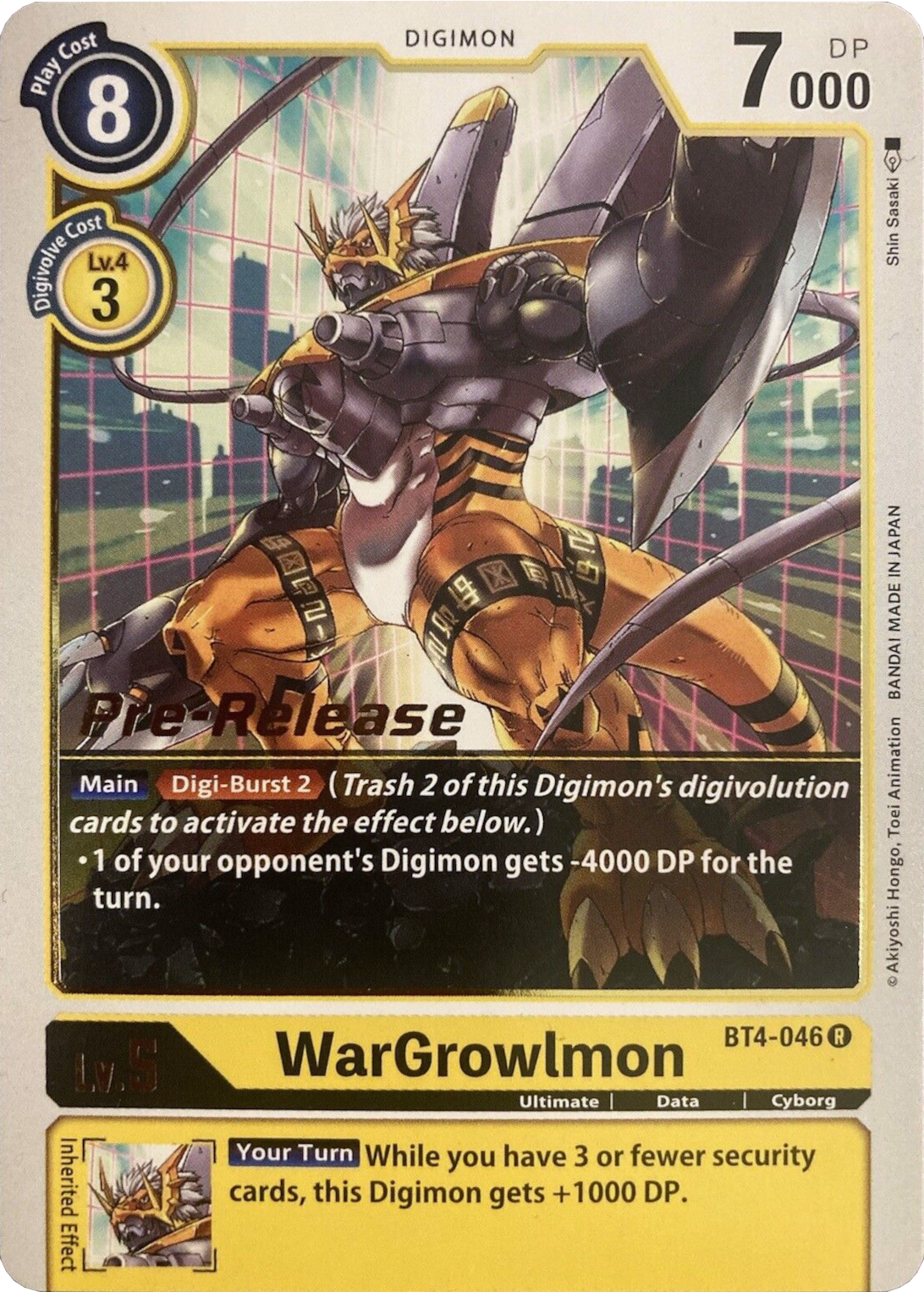 WarGrowlmon [BT4-046] [Great Legend Pre-Release Promos] | Tables and Towers