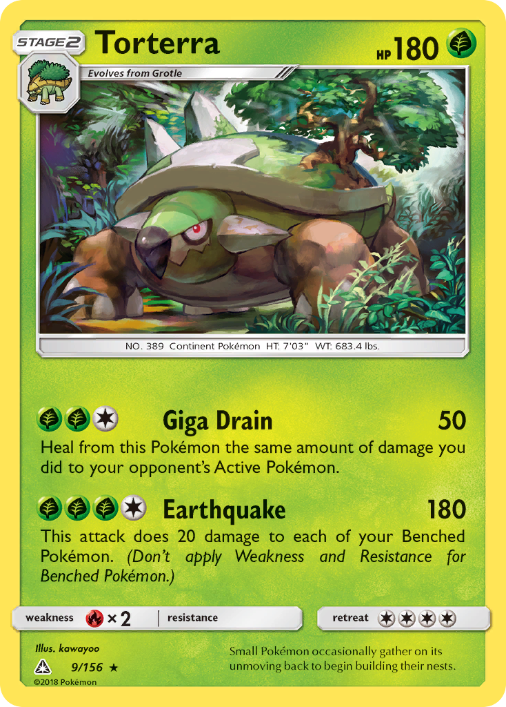 Torterra (9/156) [Sun & Moon: Ultra Prism] | Tables and Towers