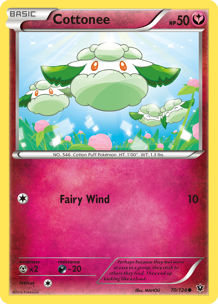 Cottonee (70/124) [XY: Fates Collide] | Tables and Towers