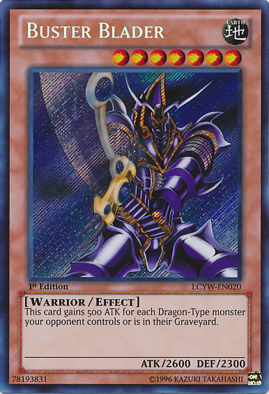 Buster Blader [LCYW-EN020] Secret Rare | Tables and Towers