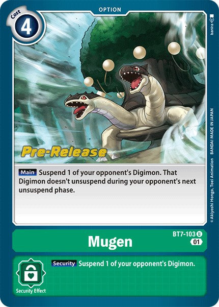 Mugen [BT7-103] [Next Adventure Pre-Release Cards] | Tables and Towers