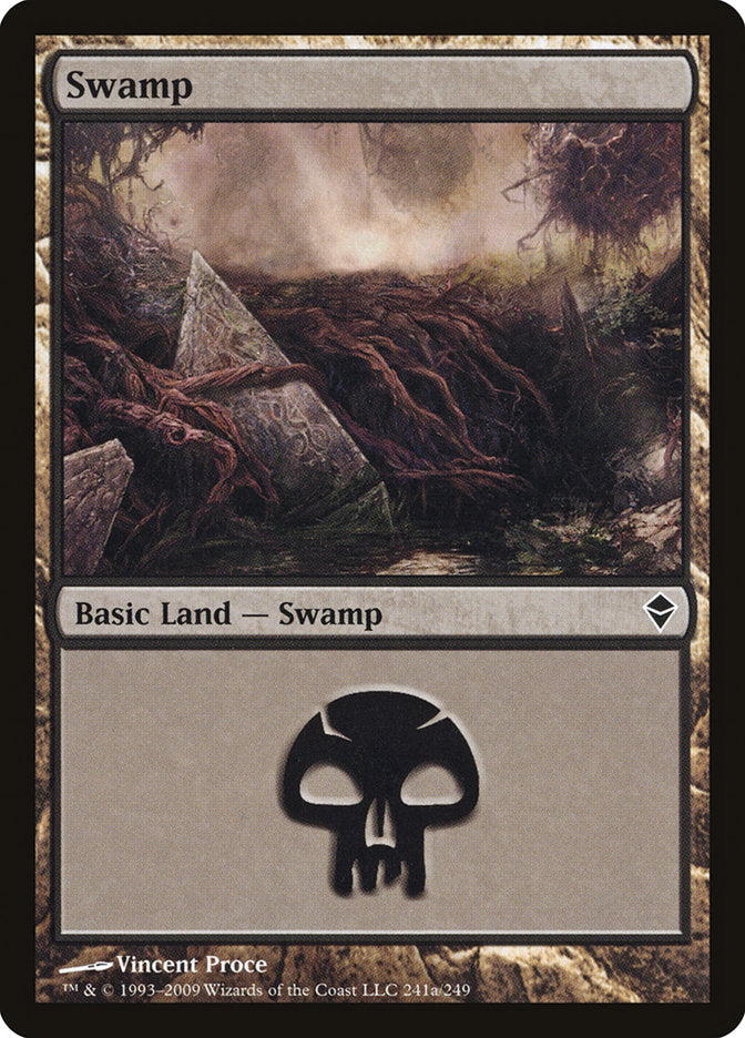 Swamp (241a) [Zendikar] | Tables and Towers