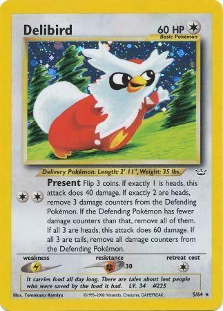 Delibird (5/64) [Neo Revelation Unlimited] | Tables and Towers