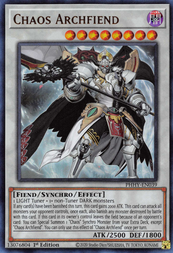 Chaos Archfiend [PHHY-EN039] Ultra Rare | Tables and Towers