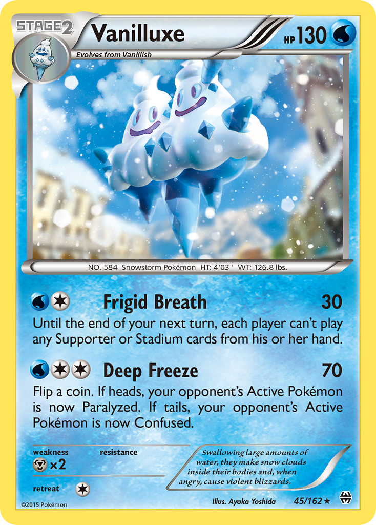 Vanilluxe (45/162) [XY: BREAKthrough] | Tables and Towers