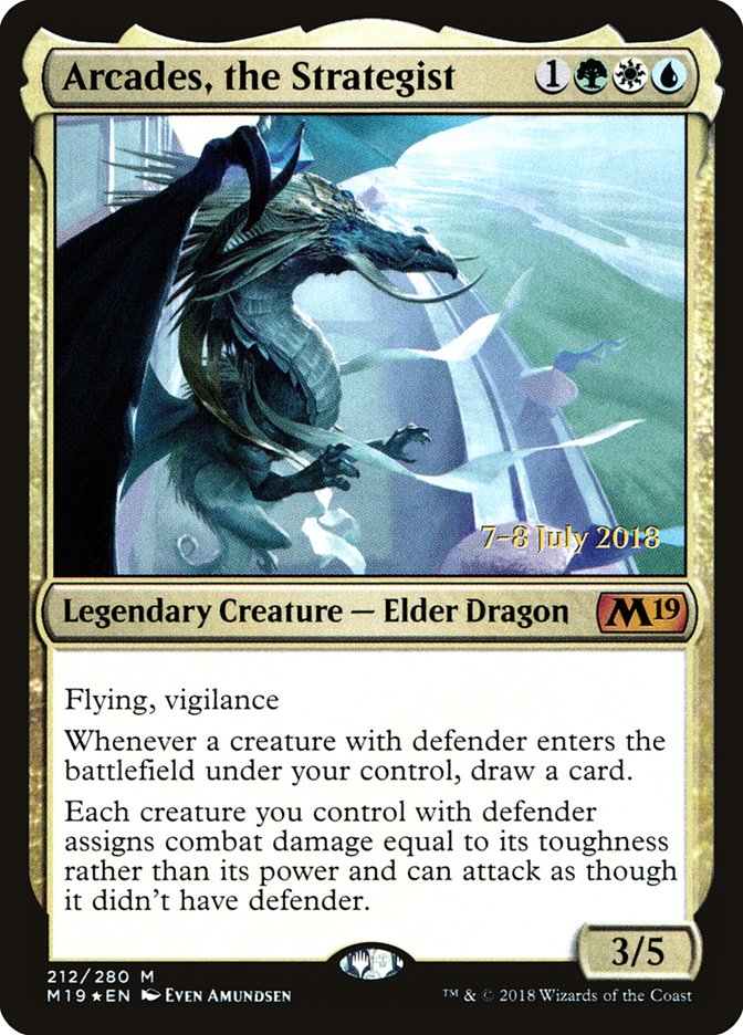 Arcades, the Strategist [Core Set 2019 Prerelease Promos] | Tables and Towers