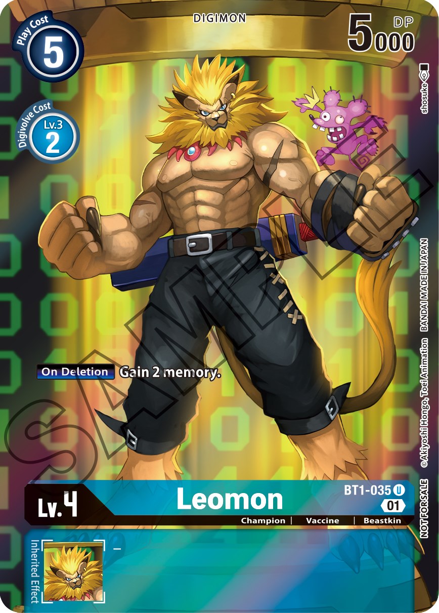 Leomon [BT1-035] (Tamer's Card Set 1) [Release Special Booster Ver.1.0] | Tables and Towers