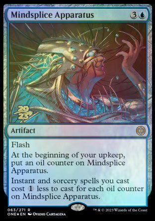 Mindsplice Apparatus [Phyrexia: All Will Be One Prerelease Promos] | Tables and Towers