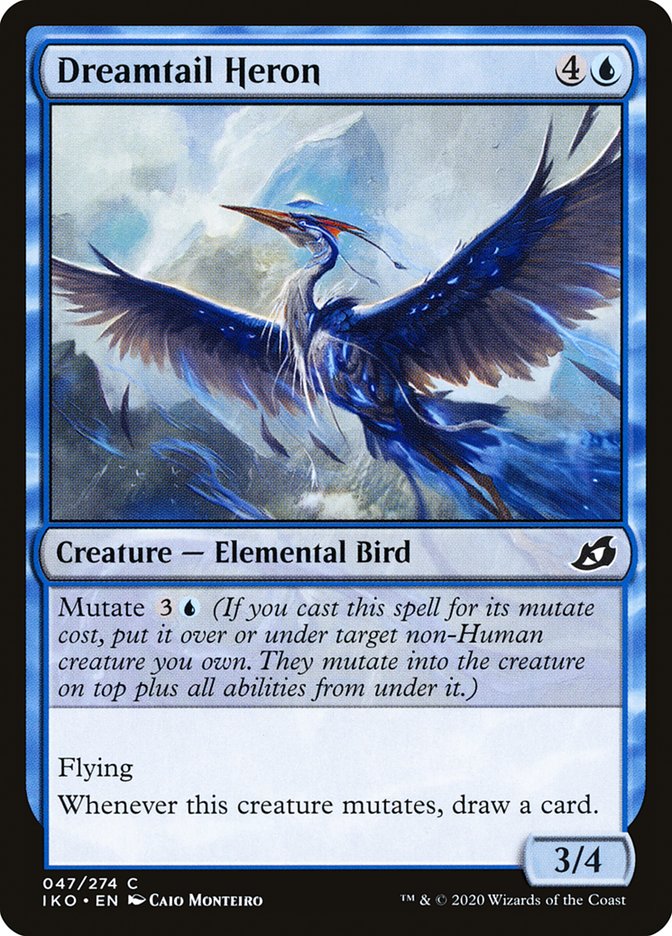 Dreamtail Heron [Ikoria: Lair of Behemoths] | Tables and Towers