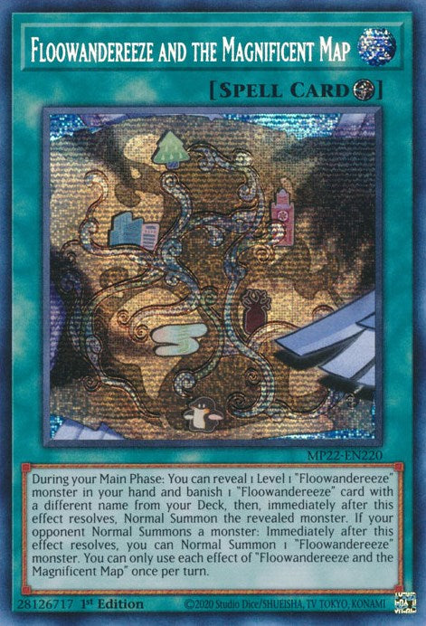 Floowandereeze and the Magnificent Map [MP22-EN220] Prismatic Secret Rare | Tables and Towers