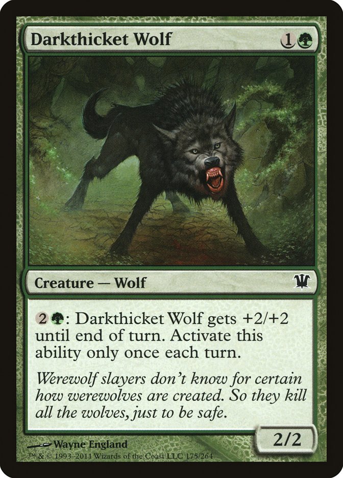 Darkthicket Wolf [Innistrad] | Tables and Towers