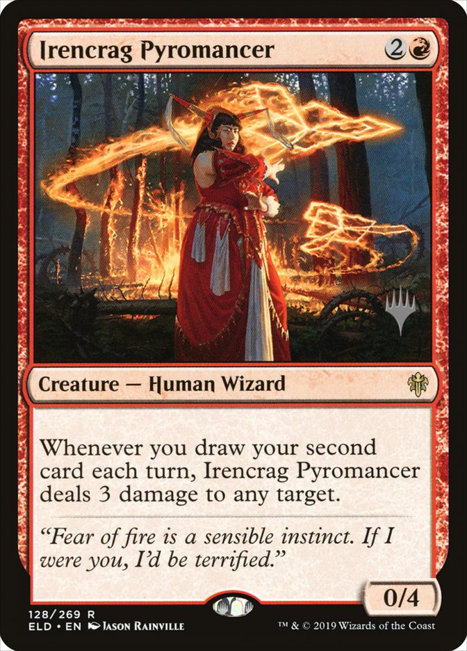 Irencrag Pyromancer (Promo Pack) [Throne of Eldraine Promos] | Tables and Towers