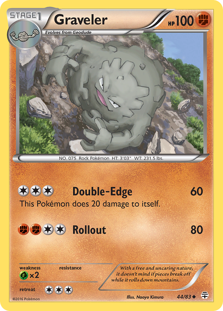 Graveler (44/83) [XY: Generations] | Tables and Towers