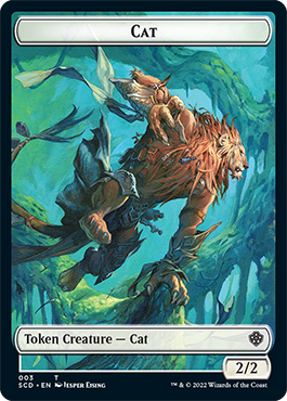 Insect // Cat Double-Sided Token [Starter Commander Decks] | Tables and Towers