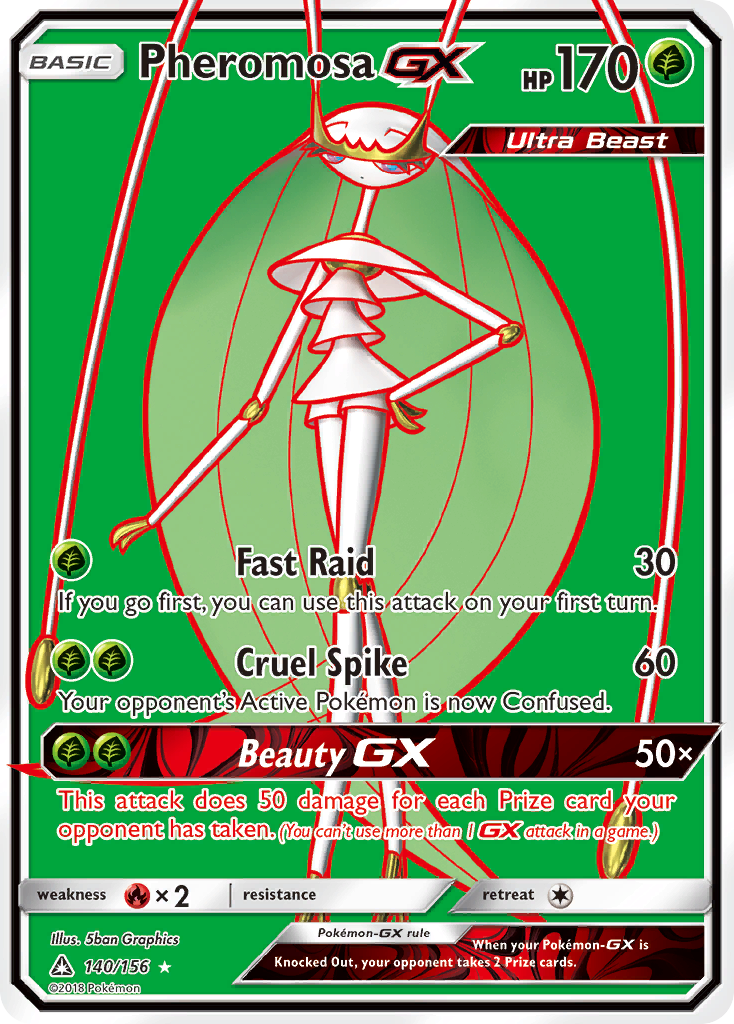 Pheromosa GX (140/156) [Sun & Moon: Ultra Prism] | Tables and Towers