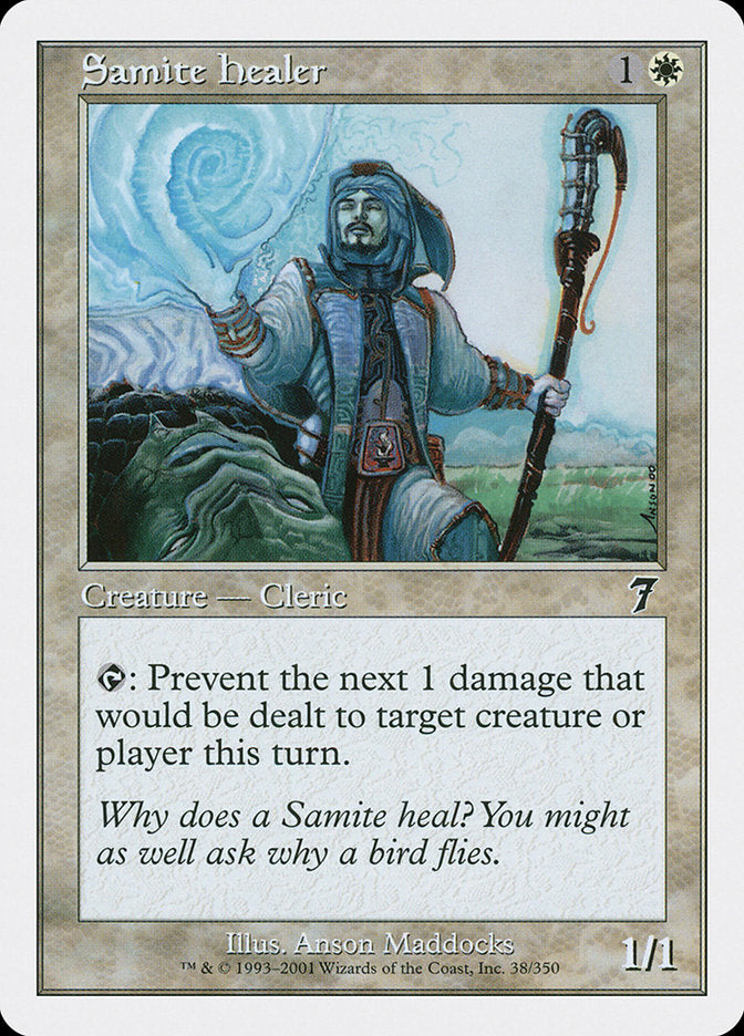 Samite Healer [Seventh Edition] | Tables and Towers