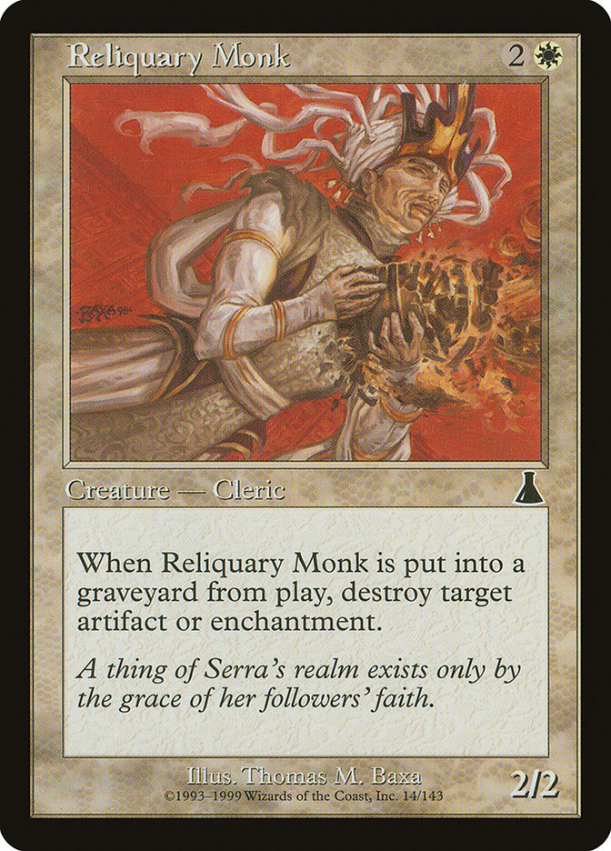 Reliquary Monk [Urza's Destiny] | Tables and Towers