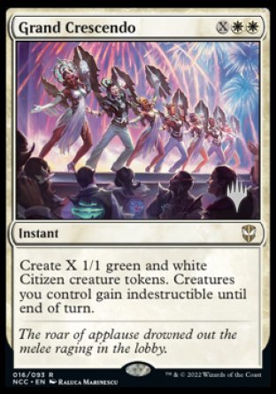 Grand Crescendo (Promo Pack) [Streets of New Capenna Commander Promos] | Tables and Towers