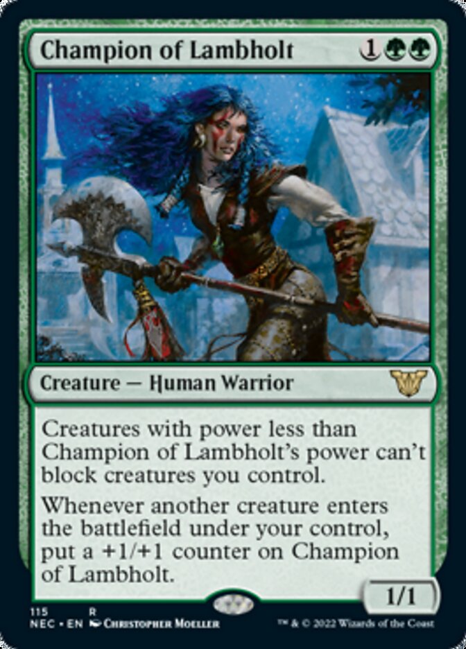 Champion of Lambholt [Kamigawa: Neon Dynasty Commander] | Tables and Towers