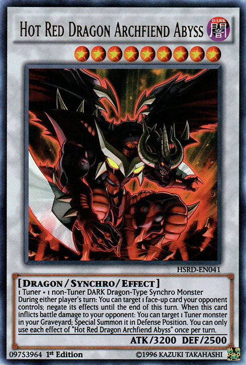 Hot Red Dragon Archfiend Abyss [HSRD-EN041] Ultra Rare | Tables and Towers