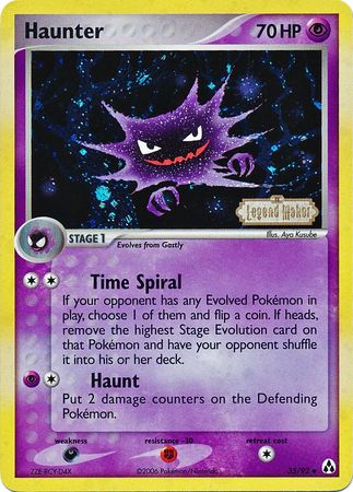 Haunter (35/92) (Stamped) [EX: Legend Maker] | Tables and Towers