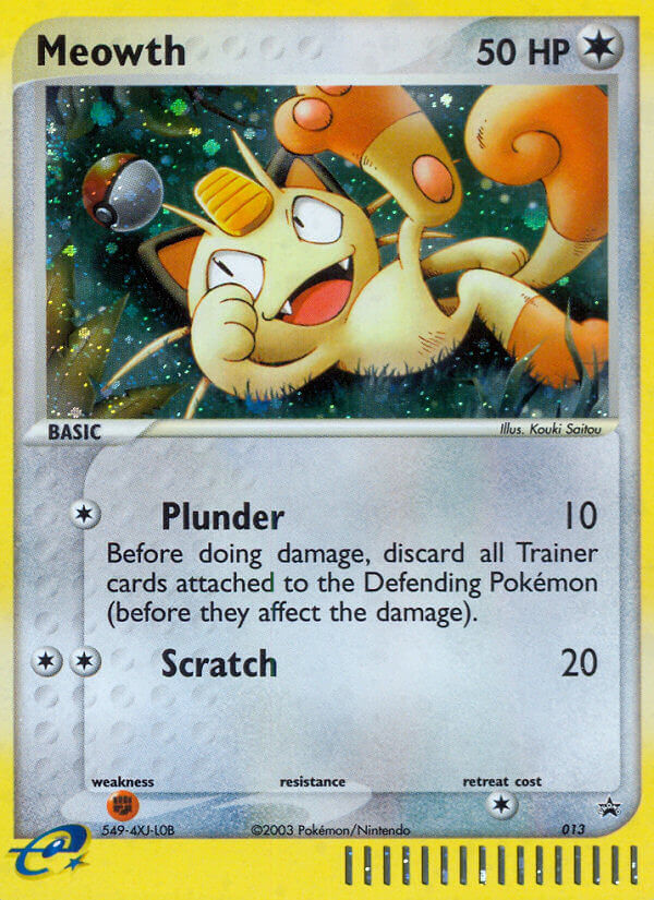 Meowth (013) [Nintendo: Black Star Promos] | Tables and Towers