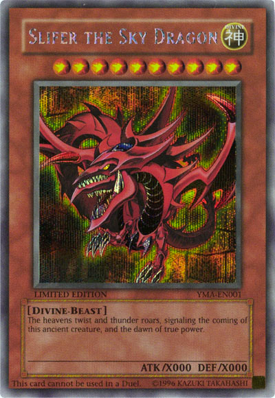 Slifer the Sky Dragon [YMA-EN001] Secret Rare | Tables and Towers