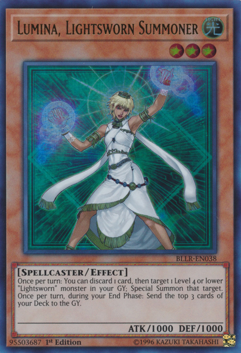 Lumina, Lightsworn Summoner [BLLR-EN038] Ultra Rare | Tables and Towers