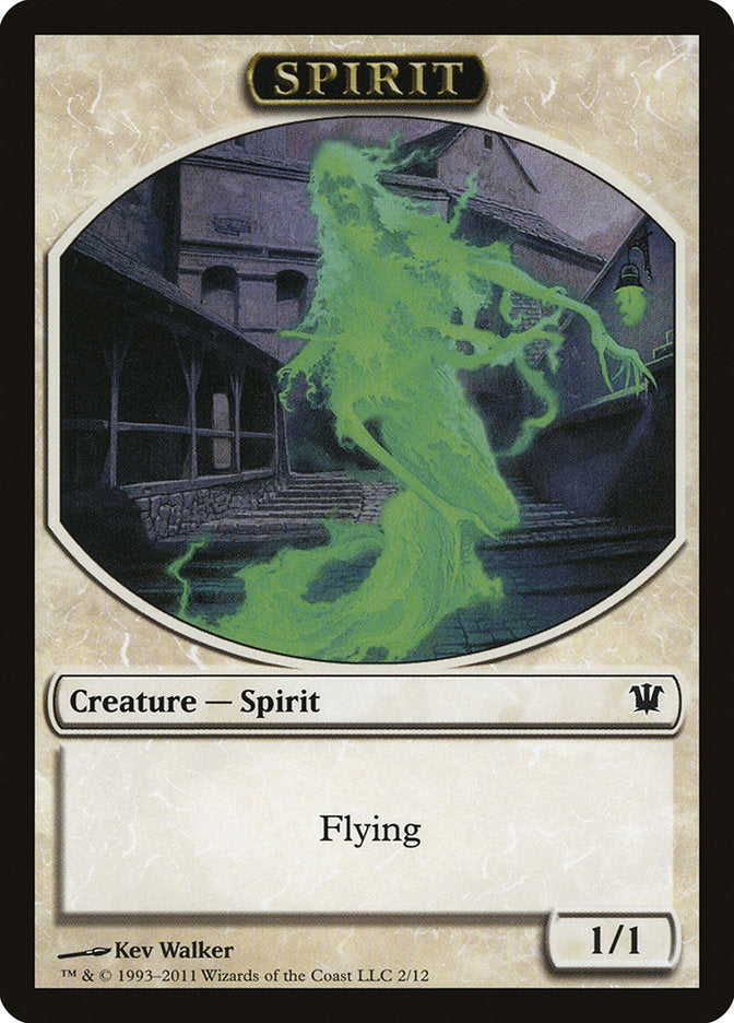 Spirit Token [Innistrad Tokens] | Tables and Towers