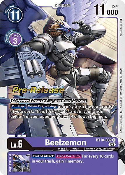 Beelzemon [BT10-082] [Xros Encounter Pre-Release Cards] | Tables and Towers