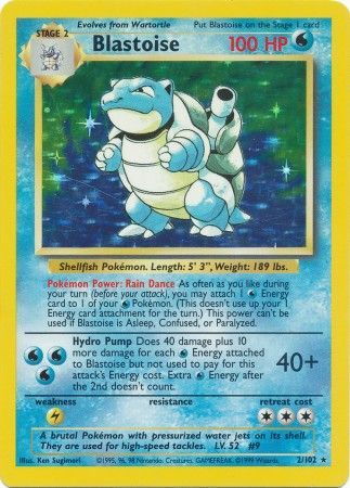 Blastoise (2/102) [Base Set Unlimited] | Tables and Towers