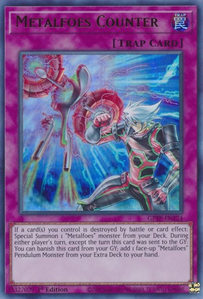 Metalfoes Counter [GFTP-EN124] Ultra Rare | Tables and Towers