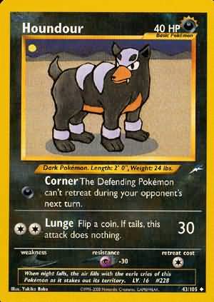 Houndour (43/105) [Neo Destiny Unlimited] | Tables and Towers