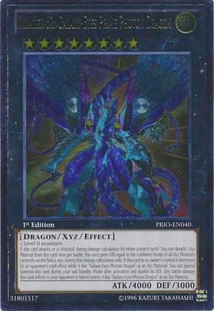 Number 62: Galaxy-Eyes Prime Photon Dragon [PRIO-EN040] Ultimate Rare | Tables and Towers