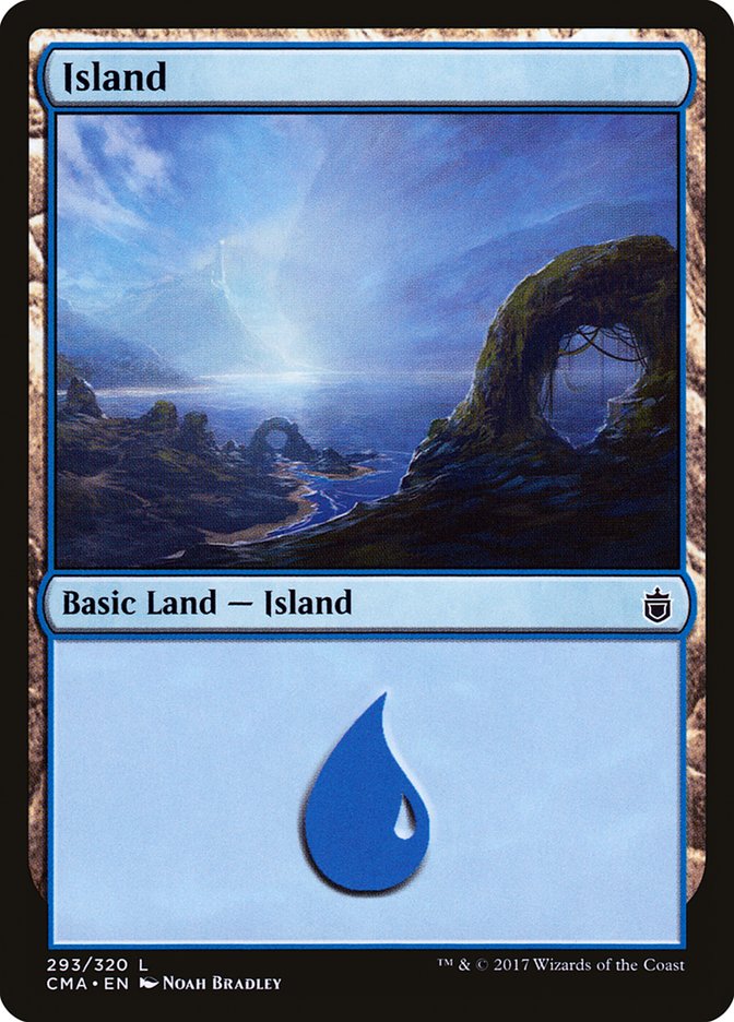 Island (293) [Commander Anthology] | Tables and Towers