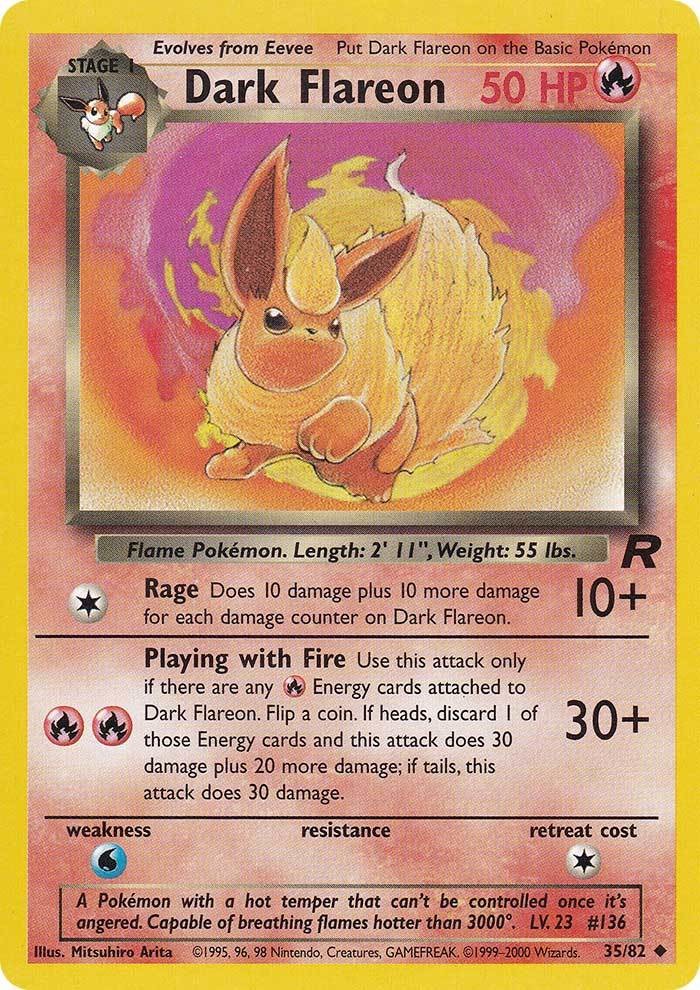 Dark Flareon (35/82) [Team Rocket Unlimited] | Tables and Towers