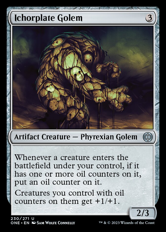 Ichorplate Golem [Phyrexia: All Will Be One] | Tables and Towers