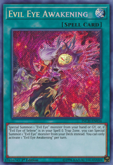 Evil Eye Awakening [INCH-EN034] Secret Rare | Tables and Towers