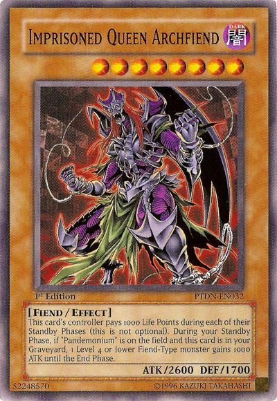 Imprisoned Queen Archfiend [PTDN-EN032] Common | Tables and Towers