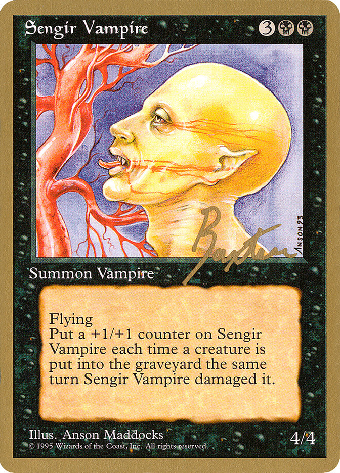 Sengir Vampire (George Baxter) [Pro Tour Collector Set] | Tables and Towers