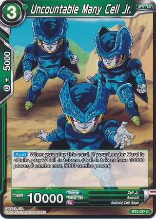 Uncountable Many Cell Jr. (BT2-087) [Union Force] | Tables and Towers