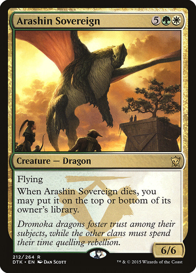 Arashin Sovereign [Dragons of Tarkir] | Tables and Towers