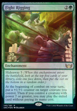 Fight Rigging [Streets of New Capenna Prerelease Promos] | Tables and Towers