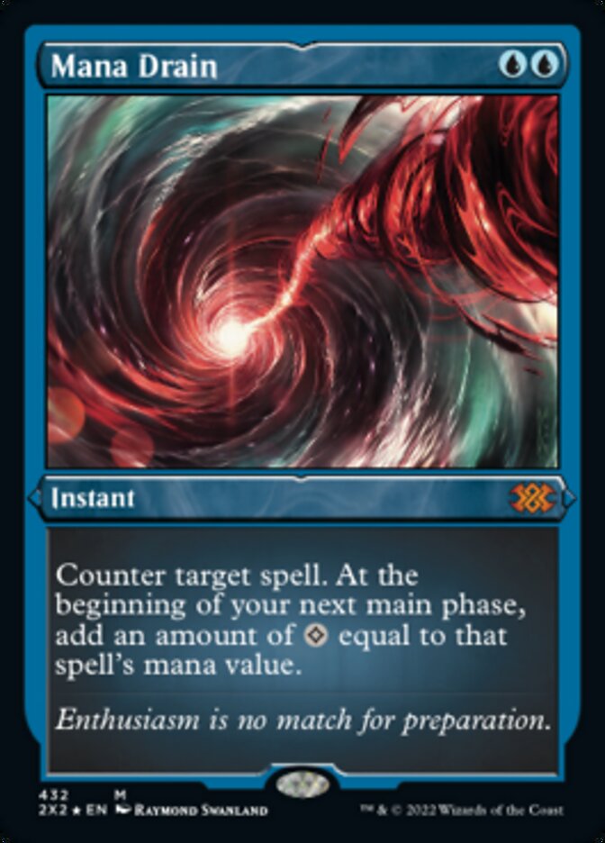 Mana Drain (Foil Etched) [Double Masters 2022] | Tables and Towers