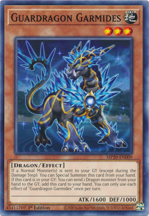 Guardragon Garmides [MP20-EN009] Common | Tables and Towers