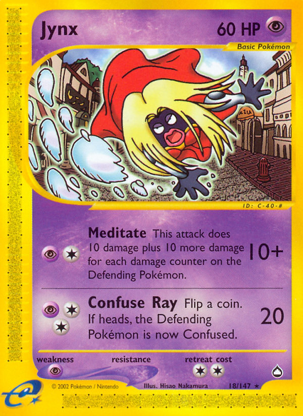 Jynx (18/147) [Aquapolis] | Tables and Towers