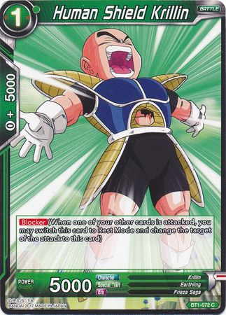 Human Shield Krillin (BT1-072) [Galactic Battle] | Tables and Towers