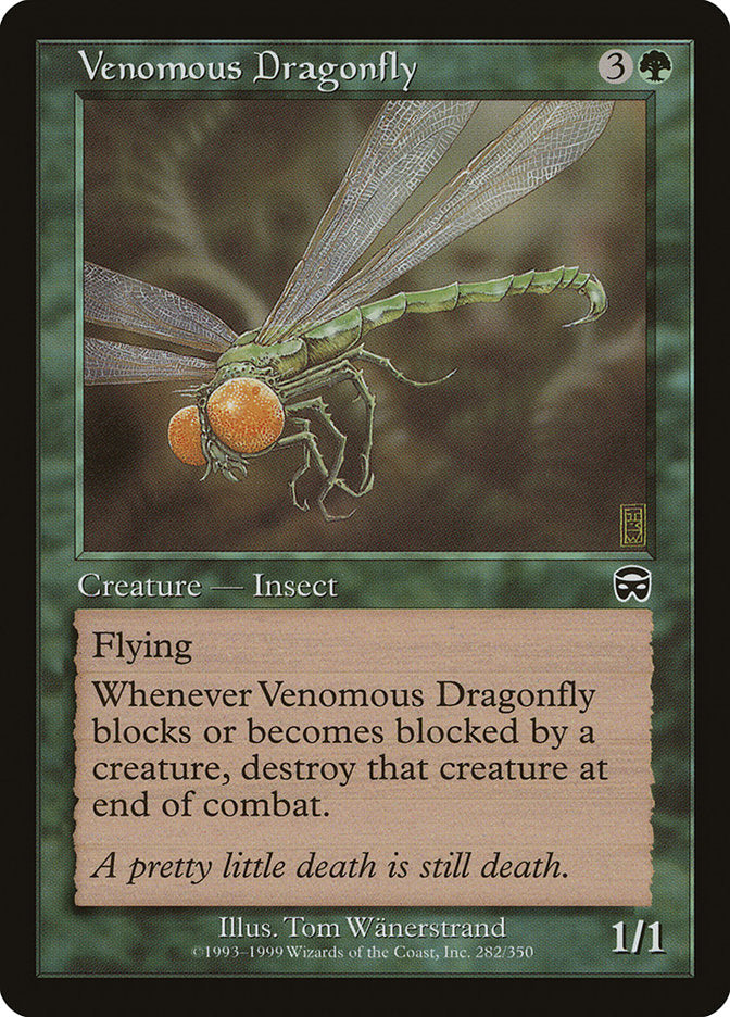 Venomous Dragonfly [Mercadian Masques] | Tables and Towers